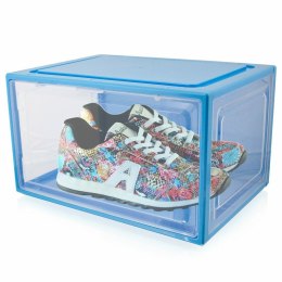 Bituxx 3x BOX NA BUTY ORGANIZER PUDEŁKO NIEBIESKIE