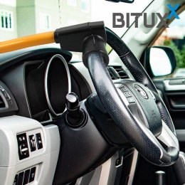 Bituxx Blokada Kierownicy Samochodowej Bituxx Stalowa Zamek Klucz Zabezpieczenie