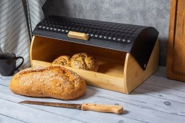 BRUNBESTE CHLEBAK BAMBUSOWY Z NOŻEM DO PIECZYWA 2773 CZARNY