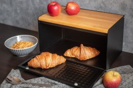 BRUNBESTE CHLEBAK STALOWY Z DREWNIANĄ POKRYWĄ 2707