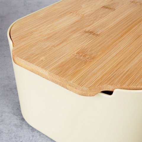 VILDE CHLEBAK Z DESKĄ BAMBUSOWĄ KREMOWY 259303 VILDE CHLEBAK Z DESKĄ BAMBUSOWĄ KREMOWY 259303