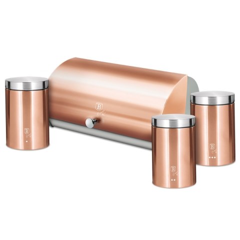 BERLINGER HAUS CHLEBAK Z ZESTAWEM POJEMNIKÓW BERLINGER HAUS BH-6730 ROSE GOLD BERLINGER HAUS CHLEBAK Z ZESTAWEM POJEMNIKÓW BERLINGER HAUS BH-6730 ROSE GOLD