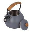 BRUNBESTE CZAJNIK Z GWIZDKIEM BRUNBESTE 2,5L 2461 SZARY