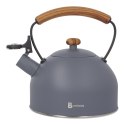 BRUNBESTE CZAJNIK Z GWIZDKIEM BRUNBESTE 2,5L 2461 SZARY
