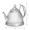 KINGHOFF CZAJNIK ZAPARZACZ Z SITKIEM KINGHOFF 1L KH-3761
