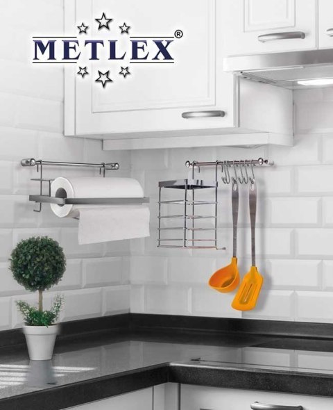 METLEX RELING KUCHENNY 10 ELEMENTOWY METLEX MX-4540 srebrny METLEX RELING KUCHENNY 10 ELEMENTOWY METLEX MX-4540 srebrny