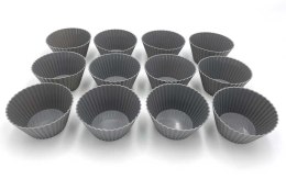 BRUNBESTE SILIKONOWE FOREMKI DO PIECZENIA MUFFINEK 12szt. 1516