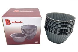 BRUNBESTE SILIKONOWE FOREMKI DO PIECZENIA MUFFINEK 12szt. 1516
