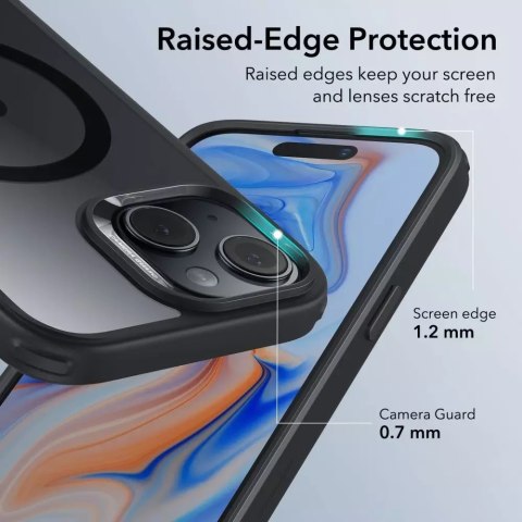 ESR Etui ESR CH Halolock Magsafe do Apple iPhone 15 Clear/Black ESR Etui ESR CH Halolock Magsafe do Apple iPhone 15 Clear/Black