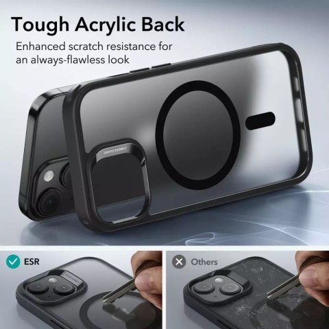 ESR Etui ESR CH Halolock Magsafe do Apple iPhone 15 Frosted Black ESR Etui ESR CH Halolock Magsafe do Apple iPhone 15 Frosted Black