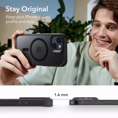 ESR Etui ESR CH Halolock Magsafe do Apple iPhone 15 Frosted Black ESR Etui ESR CH Halolock Magsafe do Apple iPhone 15 Frosted Black
