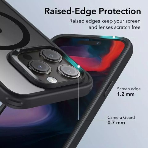 ESR Etui ESR CH Halolock Magsafe do Apple iPhone 15 Pro Clear/Black ESR Etui ESR CH Halolock Magsafe do Apple iPhone 15 Pro Clear/Black