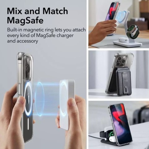 ESR Etui ESR CH Halolock Magsafe do Apple iPhone 15 Pro Clear ESR Etui ESR CH Halolock Magsafe do Apple iPhone 15 Pro Clear
