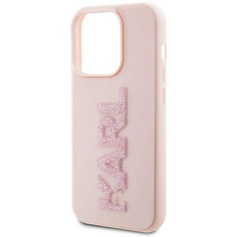 Karl Lagerfeld Etui Karl Lagerfeld KLHCP15L3DMBKCP do iPhone 15 Pro 6.1" różowy/pink hardcase 3D Rubber Glitter Logo Karl Lagerfeld Etui Karl Lagerfeld KLHCP15L3DMBKCP do iPhone 15 Pro 6.1" różowy/pink hardcase 3D Rubber Glitter Logo