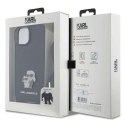 Karl Lagerfeld Etui Karl Lagerfeld KLHCP15MSAKCPSK do iPhone 15 Plus 6.7" hardcase czarny/black Crossbody Saffiano Metal Pin Karl & Choupette