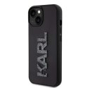Karl Lagerfeld Etui Karl Lagerfeld KLHCP15S3DMBKCK do iPhone 15 6.1" czarny/black hardcase 3D Rubber Glitter Logo