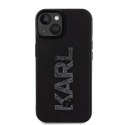 Karl Lagerfeld Etui Karl Lagerfeld KLHCP15S3DMBKCK do iPhone 15 6.1" czarny/black hardcase 3D Rubber Glitter Logo