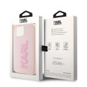 Karl Lagerfeld Etui Karl Lagerfeld KLHCP15S3DMBKCP do iPhone 15 6.1" różowy/pink hardcase 3D Rubber Glitter Logo