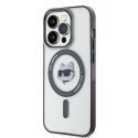 Karl Lagerfeld Etui Karl Lagerfeld KLHMP15LHCHNOTK do iPhone 15 Pro 6.1" transparent hardcase IML Choupette`s Head MagSafe