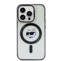 Karl Lagerfeld Etui Karl Lagerfeld KLHMP15LHCHNOTK do iPhone 15 Pro 6.1" transparent hardcase IML Choupette`s Head MagSafe