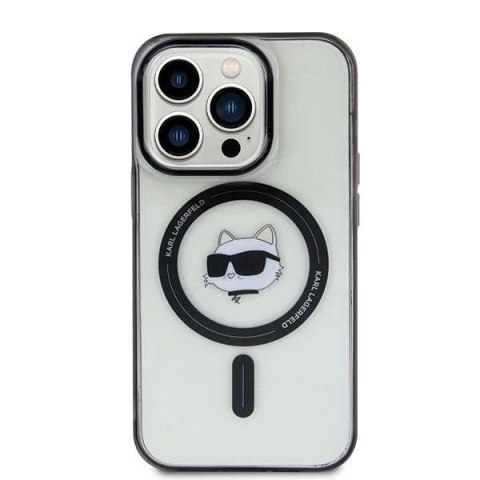 Karl Lagerfeld Etui Karl Lagerfeld KLHMP15LHCHNOTK do iPhone 15 Pro 6.1" transparent hardcase IML Choupette`s Head MagSafe Karl Lagerfeld Etui Karl Lagerfeld KLHMP15LHCHNOTK do iPhone 15 Pro 6.1" transparent hardcase IML Choupette`s Head MagSafe