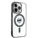 Karl Lagerfeld Etui Karl Lagerfeld KLHMP15LHCHNOTK do iPhone 15 Pro 6.1" transparent hardcase IML Choupette`s Head MagSafe