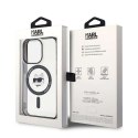 Karl Lagerfeld Etui Karl Lagerfeld KLHMP15LHCHNOTK do iPhone 15 Pro 6.1" transparent hardcase IML Choupette`s Head MagSafe