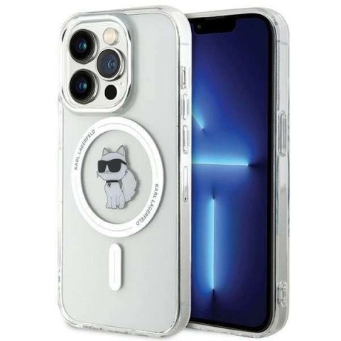 Karl Lagerfeld Etui Karl Lagerfeld KLHMP15LHFCCNOT do iPhone 15 Pro 6.1" transparent hardcase IML Choupette MagSafe Karl Lagerfeld Etui Karl Lagerfeld KLHMP15LHFCCNOT do iPhone 15 Pro 6.1" transparent hardcase IML Choupette MagSafe