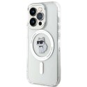 Karl Lagerfeld Etui Karl Lagerfeld KLHMP15LHFCCNOT do iPhone 15 Pro 6.1" transparent hardcase IML Choupette MagSafe