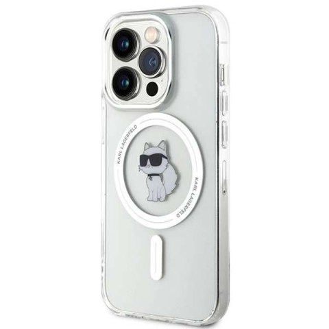 Karl Lagerfeld Etui Karl Lagerfeld KLHMP15LHFCCNOT do iPhone 15 Pro 6.1" transparent hardcase IML Choupette MagSafe Karl Lagerfeld Etui Karl Lagerfeld KLHMP15LHFCCNOT do iPhone 15 Pro 6.1" transparent hardcase IML Choupette MagSafe