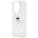 Karl Lagerfeld Etui Karl Lagerfeld KLHMP15LHFCCNOT do iPhone 15 Pro 6.1" transparent hardcase IML Choupette MagSafe