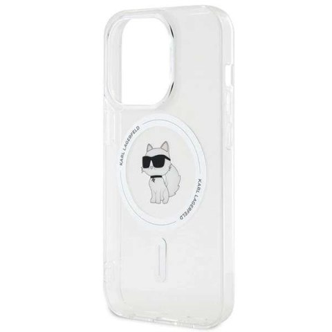 Karl Lagerfeld Etui Karl Lagerfeld KLHMP15LHFCCNOT do iPhone 15 Pro 6.1" transparent hardcase IML Choupette MagSafe Karl Lagerfeld Etui Karl Lagerfeld KLHMP15LHFCCNOT do iPhone 15 Pro 6.1" transparent hardcase IML Choupette MagSafe