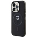 Karl Lagerfeld Etui Karl Lagerfeld KLHMP15LHFCKNOK do iPhone 15 Pro 6.1" czarny/black hardcase IML Ikonik MagSafe