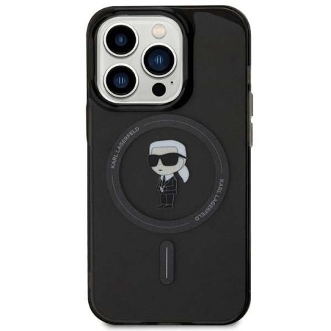 Karl Lagerfeld Etui Karl Lagerfeld KLHMP15LHFCKNOK do iPhone 15 Pro 6.1" czarny/black hardcase IML Ikonik MagSafe Karl Lagerfeld Etui Karl Lagerfeld KLHMP15LHFCKNOK do iPhone 15 Pro 6.1" czarny/black hardcase IML Ikonik MagSafe