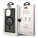 Karl Lagerfeld Etui Karl Lagerfeld KLHMP15LHFCKNOK do iPhone 15 Pro 6.1" czarny/black hardcase IML Ikonik MagSafe