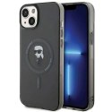 Karl Lagerfeld Etui Karl Lagerfeld KLHMP15MHFCKNOK do iPhone 15 Plus 6.7" czarny/black hardcase IML Ikonik MagSafe