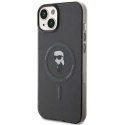 Karl Lagerfeld Etui Karl Lagerfeld KLHMP15MHFCKNOK do iPhone 15 Plus 6.7" czarny/black hardcase IML Ikonik MagSafe