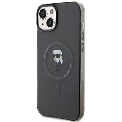 Karl Lagerfeld Etui Karl Lagerfeld KLHMP15MHFCKNOK do iPhone 15 Plus 6.7" czarny/black hardcase IML Ikonik MagSafe Karl Lagerfeld Etui Karl Lagerfeld KLHMP15MHFCKNOK do iPhone 15 Plus 6.7" czarny/black hardcase IML Ikonik MagSafe