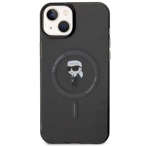 Karl Lagerfeld Etui Karl Lagerfeld KLHMP15MHFCKNOK do iPhone 15 Plus 6.7" czarny/black hardcase IML Ikonik MagSafe Karl Lagerfeld Etui Karl Lagerfeld KLHMP15MHFCKNOK do iPhone 15 Plus 6.7" czarny/black hardcase IML Ikonik MagSafe