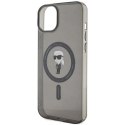 Karl Lagerfeld Etui Karl Lagerfeld KLHMP15MHFCKNOK do iPhone 15 Plus 6.7" czarny/black hardcase IML Ikonik MagSafe