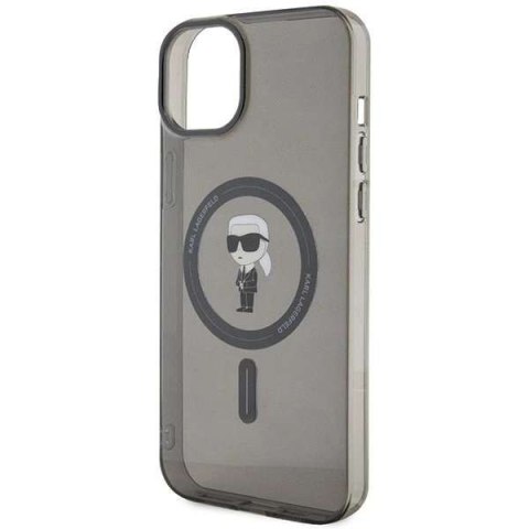 Karl Lagerfeld Etui Karl Lagerfeld KLHMP15MHFCKNOK do iPhone 15 Plus 6.7" czarny/black hardcase IML Ikonik MagSafe Karl Lagerfeld Etui Karl Lagerfeld KLHMP15MHFCKNOK do iPhone 15 Plus 6.7" czarny/black hardcase IML Ikonik MagSafe