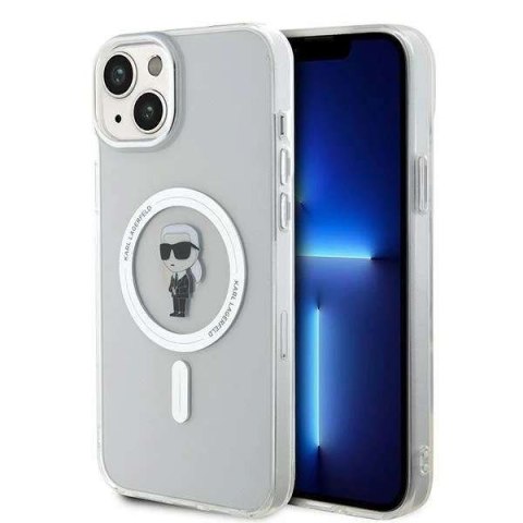 Karl Lagerfeld Etui Karl Lagerfeld KLHMP15MHFCKNOT do iPhone 15 Plus 6.7" transparent hardcase IML Ikonik MagSafe Karl Lagerfeld Etui Karl Lagerfeld KLHMP15MHFCKNOT do iPhone 15 Plus 6.7" transparent hardcase IML Ikonik MagSafe