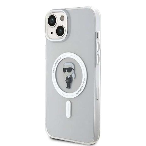 Karl Lagerfeld Etui Karl Lagerfeld KLHMP15MHFCKNOT do iPhone 15 Plus 6.7" transparent hardcase IML Ikonik MagSafe Karl Lagerfeld Etui Karl Lagerfeld KLHMP15MHFCKNOT do iPhone 15 Plus 6.7" transparent hardcase IML Ikonik MagSafe