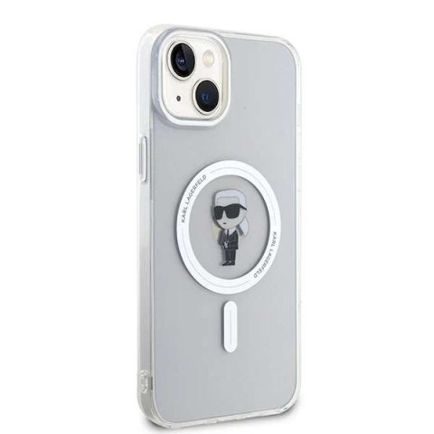 Karl Lagerfeld Etui Karl Lagerfeld KLHMP15MHFCKNOT do iPhone 15 Plus 6.7" transparent hardcase IML Ikonik MagSafe Karl Lagerfeld Etui Karl Lagerfeld KLHMP15MHFCKNOT do iPhone 15 Plus 6.7" transparent hardcase IML Ikonik MagSafe