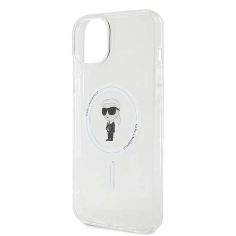 Karl Lagerfeld Etui Karl Lagerfeld KLHMP15MHFCKNOT do iPhone 15 Plus 6.7" transparent hardcase IML Ikonik MagSafe Karl Lagerfeld Etui Karl Lagerfeld KLHMP15MHFCKNOT do iPhone 15 Plus 6.7" transparent hardcase IML Ikonik MagSafe