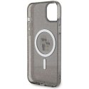 Karl Lagerfeld Etui Karl Lagerfeld KLHMP15SHGKCNOK do iPhone 15 6.1" czarny/black hardcase Karl&Choupette Glitter MagSafe