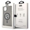 Karl Lagerfeld Etui Karl Lagerfeld KLHMP15SHGKCNOK do iPhone 15 6.1" czarny/black hardcase Karl&Choupette Glitter MagSafe