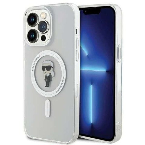 Karl Lagerfeld Karl Lagerfeld KLHMP15XHFCKNOT iPhone 15 Pro Max 6.7" transparent hardcase IML Ikonik MagSafe Karl Lagerfeld Karl Lagerfeld KLHMP15XHFCKNOT iPhone 15 Pro Max 6.7" transparent hardcase IML Ikonik MagSafe