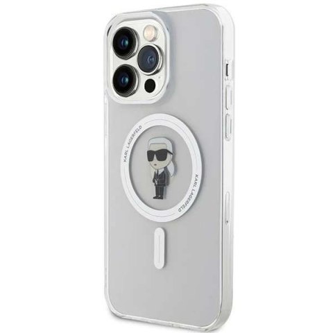 Karl Lagerfeld Karl Lagerfeld KLHMP15XHFCKNOT iPhone 15 Pro Max 6.7" transparent hardcase IML Ikonik MagSafe Karl Lagerfeld Karl Lagerfeld KLHMP15XHFCKNOT iPhone 15 Pro Max 6.7" transparent hardcase IML Ikonik MagSafe