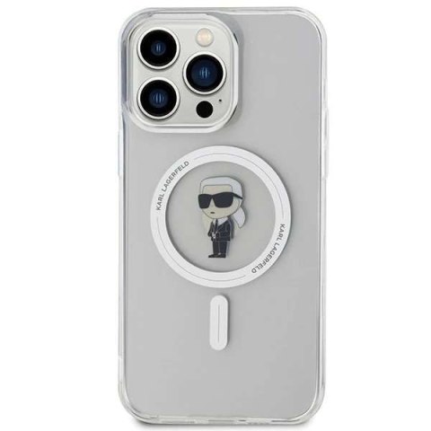 Karl Lagerfeld Karl Lagerfeld KLHMP15XHFCKNOT iPhone 15 Pro Max 6.7" transparent hardcase IML Ikonik MagSafe Karl Lagerfeld Karl Lagerfeld KLHMP15XHFCKNOT iPhone 15 Pro Max 6.7" transparent hardcase IML Ikonik MagSafe